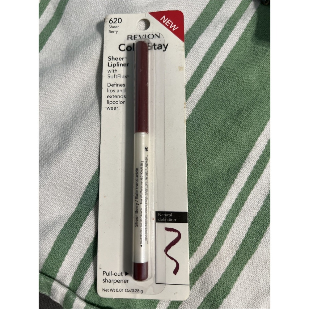 Revlon Colorstay Sheer Lip Liner With Softflex 620 Sheer Berry Damaged Packaging